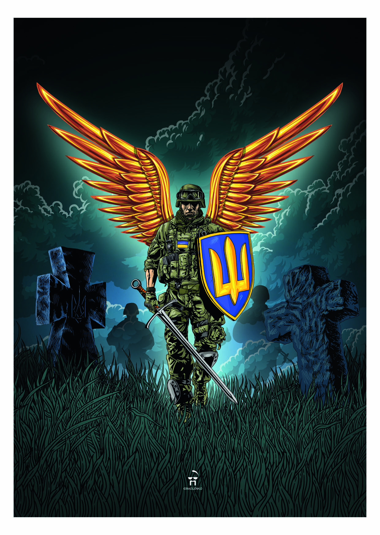 Набір поштівок "Ukrainian resistance"